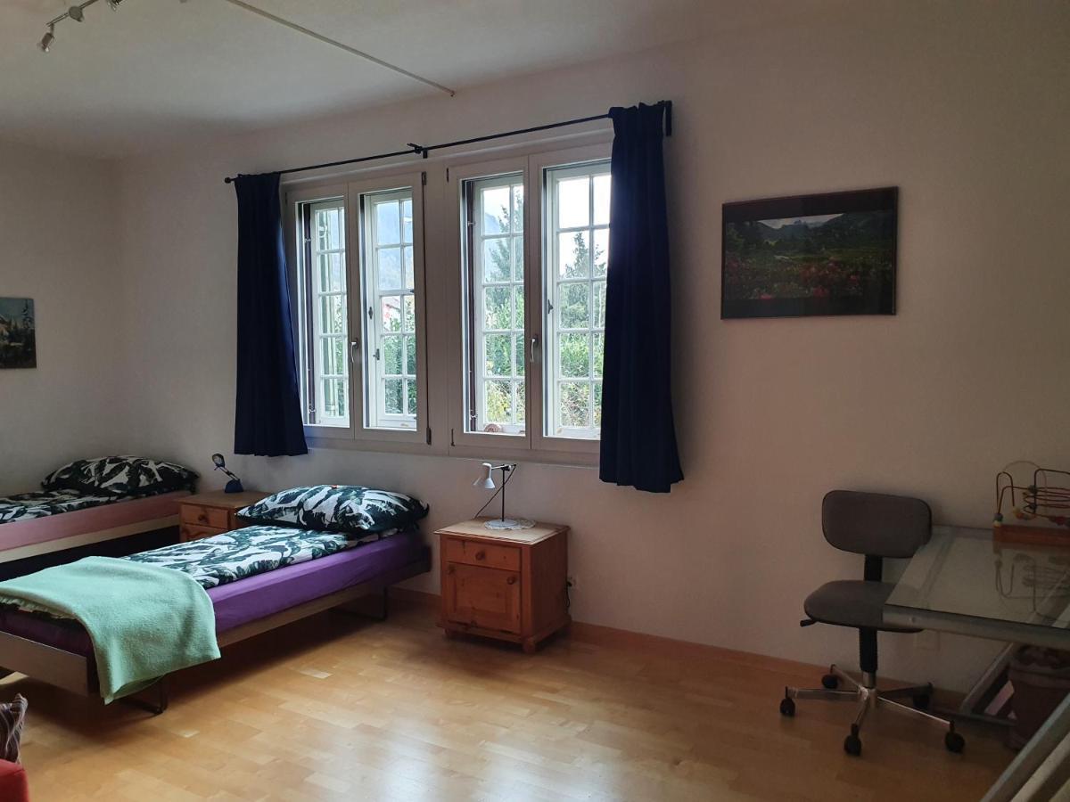 אינטרלאקן Zentral Gelegene Wohnung Mit Grossem Garten מראה חיצוני תמונה