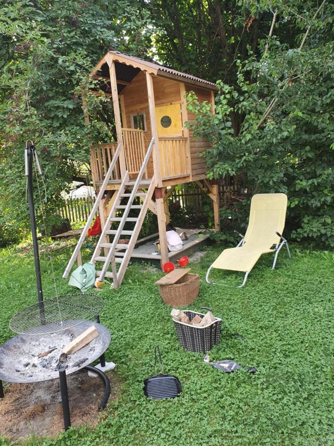 אינטרלאקן Zentral Gelegene Wohnung Mit Grossem Garten מראה חיצוני תמונה