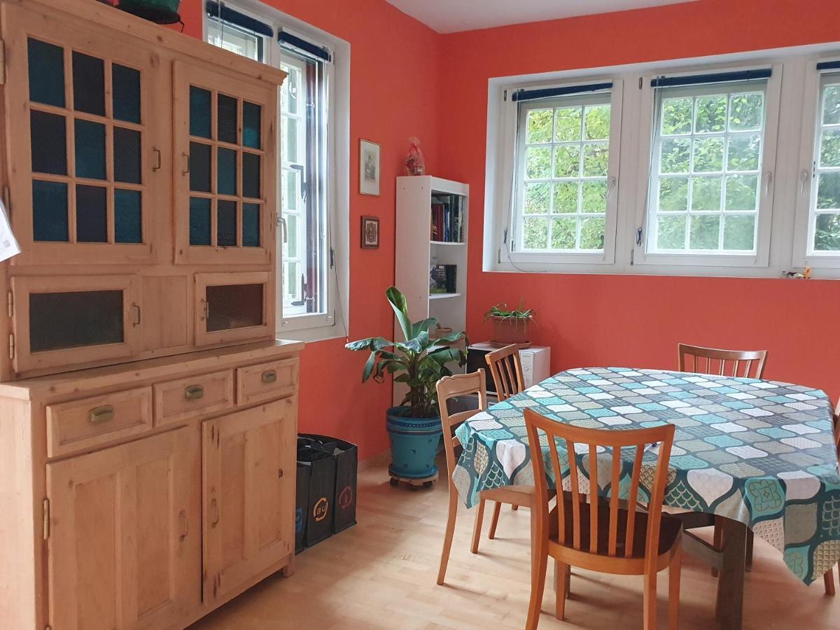אינטרלאקן Zentral Gelegene Wohnung Mit Grossem Garten מראה חיצוני תמונה