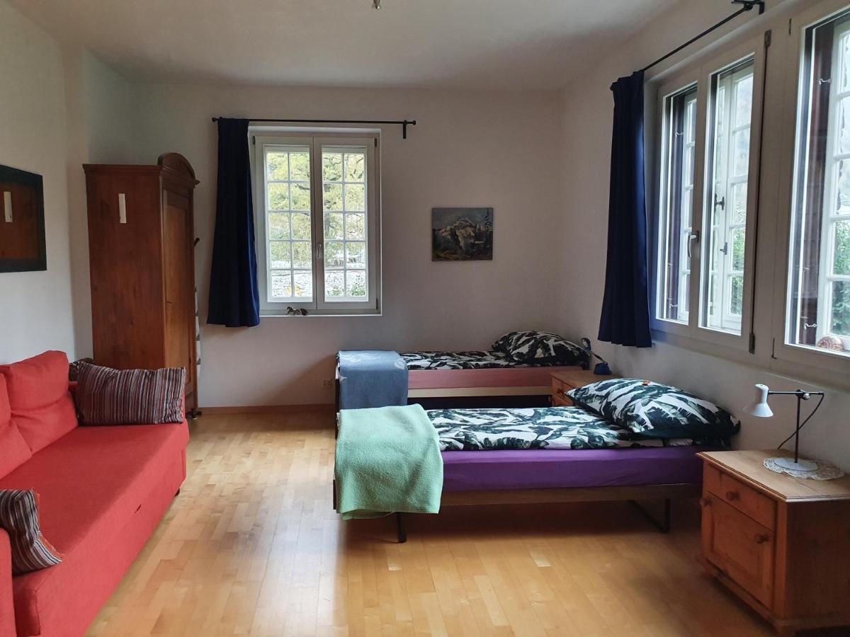 אינטרלאקן Zentral Gelegene Wohnung Mit Grossem Garten מראה חיצוני תמונה